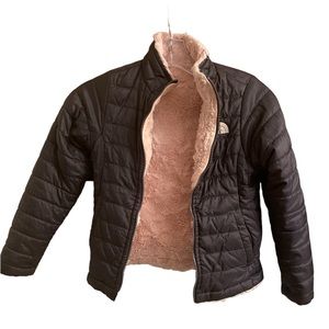 THE NORTH FACE REVERSIBLE MOSSBUD JACKET GIRLS'